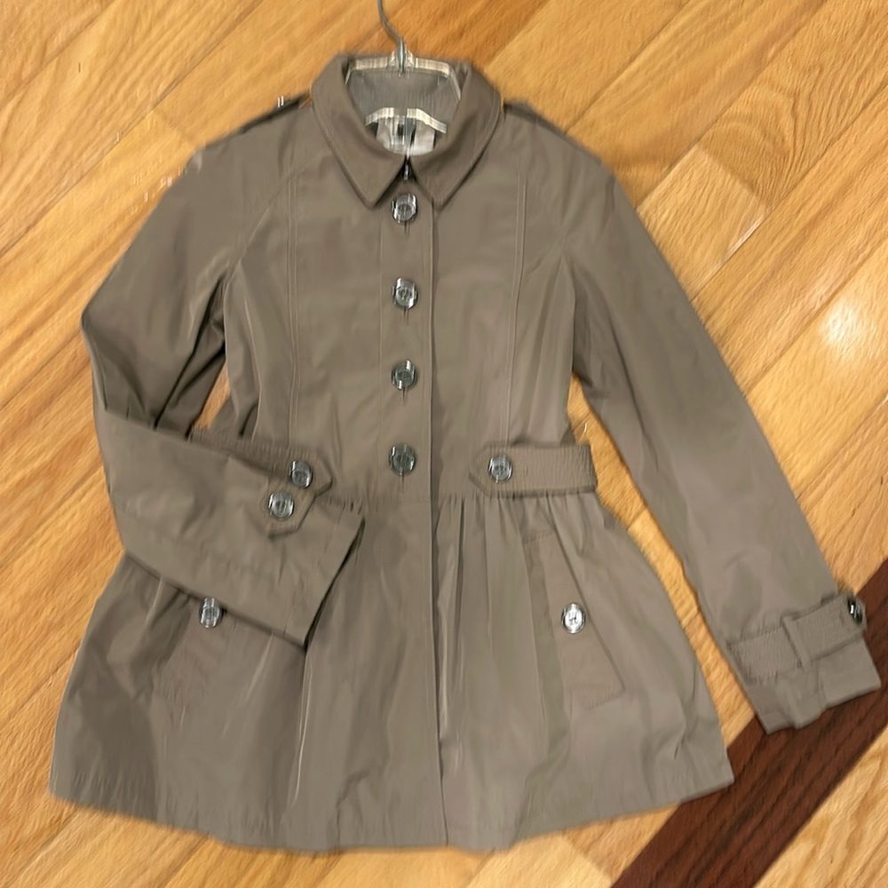 Burberry Girls Trench Rain Jacket Coat 7 years